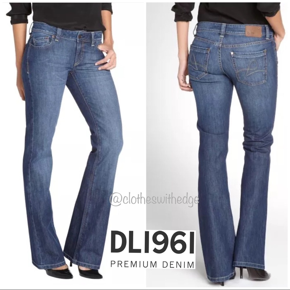 NEW DL1961 Premium Denim Stretch Boot Leg Jean